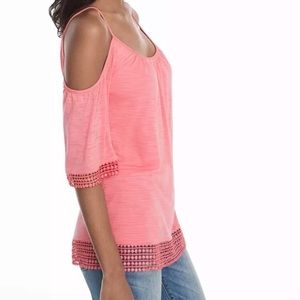 White House | Black Market Cold Shoulder Top